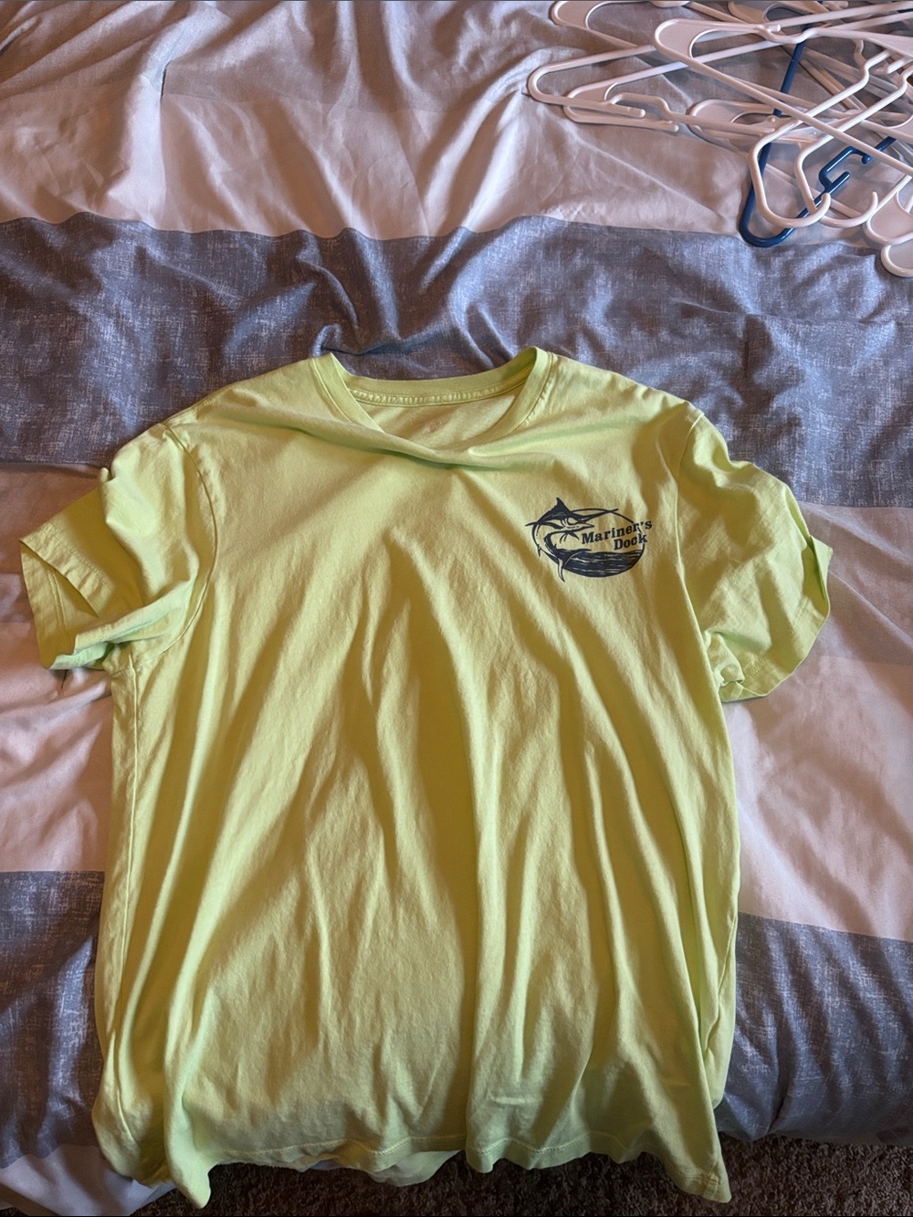 J. Crew Short-Sleeve Crewneck T-Shirt in Neon Yellow-Green